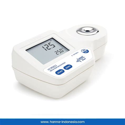 hanna hi 96811 digital brix refractometer|HANNA HI96811 Portable Digital Brix Refractometer .